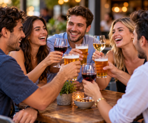 Cheers Around the Table
